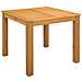 Tavolo da pranzo 90 x 90 x 75 cm Legno di Quercia Massello - Foto miniatura 1