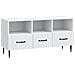 Mobile TV Bianco 102 x 34,5 x 50 cm Legno ingegnerizzato - Foto miniatura 1