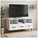 Mobile TV Bianco 102 x 34,5 x 50 cm Legno ingegnerizzato - Foto miniatura 2