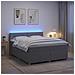 Letto box spring con materasso Grigio Chiaro 180 x 200 cm - Foto miniatura 4