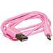 Cavo Caricabatterie Micro Usb V8 - Rosa - Samsung Sony Lg Htc Huawei Nokia - Foto miniatura 1
