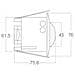Sensore Di Movimento Infrarossi Crepuscolare Con Funzione Manual Override Montaggio Incasso A Soffitto 360° Bianco Ip20 Vt-8051 - Sku 1356 - Foto miniatura 3