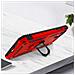 Cover Apple Iphone 11 Bi-materia Anello Magnetico Stand Rosso - Foto miniatura 4