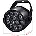 Par Proiettore A Led 8 Canali 12 Led Rgb 15w Strobo Dmx Christmas Wash - Foto miniatura 2