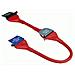 Internal Ultra ATA Round Cable, 0.6m 0.6m Rosso cavo SATA - Foto miniatura 1