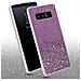 Custodia Compatibile Con Samsung Galaxy Note 8 In Viola Con Glitter - Coperchio Protettivo In Silicone Tpu Flessibile Con Glitter Scintillanti - Foto miniatura 2