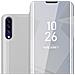 Custodia Compatibile Con Samsung Galaxy A50 / A30s / A50s In Agata Argento - Clear View Specchio Coperchio Protettivo Con Funzione Di Supporto Protezione A 360 Gradi - Foto miniatura 1