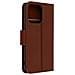 Custodia Vera Pelle Per Iphone 13 Pro Max Portacarte E Supporto Video Marrone - Foto miniatura 4