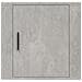 Comodino A Muro Grigio Cemento 50x30x47 Cm - Foto miniatura 5