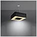Lampadario Urano 60 Nero Sl. 0784 - Minimalista Lampadari Nero 112x60x60 Cm - Foto miniatura 3