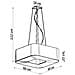 Lampadario Urano 60 Nero Sl. 0784 - Minimalista Lampadari Nero 112x60x60 Cm - Foto miniatura 7