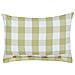Cuscino Decorativo Tamnine 40 X 60 Cm Trama Gingham Verde Chiaro - Foto miniatura 2