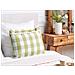 Cuscino Decorativo Tamnine 40 X 60 Cm Trama Gingham Verde Chiaro - Foto miniatura 1