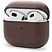 Cover Per Apple Airpods 3 In Vera Pelle, Marrone - Foto miniatura 3