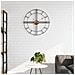 Orologio Da Parete Nero 60 Cm In Ferro - Foto miniatura 1