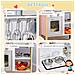 Cucina Giocattolo Per Bambini Con Altezza Regolabile, Suoni, Luci E Utensili, In Mdf E Pp, 60x30.5x93.2 Cm - Foto miniatura 6