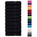 Asciugamani da Doccia SOLUND 10 pz Neri 70x140 cm 600 g /m² - Foto miniatura 2