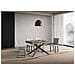 Tavolo allungabile 80x160/244 cm Plaker tortora gambe antracite - Foto miniatura 2
