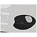 Mouse pad ergonomico con poggiapolso in gel nero 230 x 202 x 24 mm - Foto miniatura 2