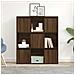 Libreria Rovere Marrone 89x24x101,5 Cm In Legno Multistrato - Foto miniatura 3