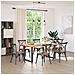 Gambe Tavolo Pranzo A U 2 Pz Antracite 90x(72-73) Cm Acciaio - Foto miniatura 2
