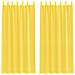 Tende In Voile Con Passanti 2 Pz Giallo 140x245 Cm - Foto miniatura 1