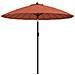 Ombrellone Da Esterni Palo In Alluminio 270 Cm Terracotta - Foto miniatura 1