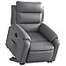 Lusso Casadino -  Poltrona Alzapersona Reclinabile Grigio In Similpelle - Foto miniatura 2