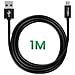 Cavo Usb A Micro-usb Ricarica E Sincronizzazione 1m, Nero - Foto miniatura 2