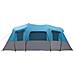 Tenda Familiare a Tunnel per 16 Persone Blu Impermeabile - Foto miniatura 8