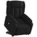 Poltrona Alzapersona Massaggiante Elettrica Nera in Tessuto - Foto miniatura 3