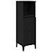 Mobile da Bagno  Nero Rovere 30x30x100 cm Legno ingegnerizzato - Foto miniatura 1