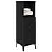 Mobile da Bagno  Nero Rovere 30x30x100 cm Legno ingegnerizzato - Foto miniatura 3