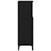 Mobile da Bagno  Nero Rovere 30x30x100 cm Legno ingegnerizzato - Foto miniatura 7