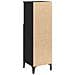 Mobile da Bagno  Nero Rovere 30x30x100 cm Legno ingegnerizzato - Foto miniatura 8