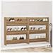 Armadi per scarpe da muro Altro 2 pcs rovere artigianale - Foto miniatura 2