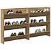Armadi per scarpe da muro Altro 2 pcs rovere artigianale - Foto miniatura 3