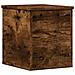 Contenitore Portaoggetti Rovere Fumo 30x35x35 cm in Truciolato - Foto miniatura 6