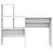 Scrivania Bianco 131.5 x 50 x 106.5 cm Legno multistrato - Foto miniatura 4