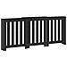 Copertura per radiatori Rovere Nero 205 x 21.5 x 83.5 cm - Foto miniatura 1