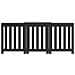 Copertura per radiatori Rovere Nero 205 x 21.5 x 83.5 cm - Foto miniatura 4
