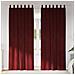 Tende con tende 2 pcs Rosso vino 140 x 225 cm Velluto - Foto miniatura 2
