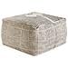 Pouf Lutz Cotone Grigio - Foto miniatura 2