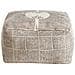 Pouf Lutz Cotone Grigio - Foto miniatura 3