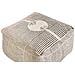 Pouf Lutz Cotone Grigio - Foto miniatura 4