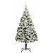 Albero di Natale artificiale con 300 LED Bianco 210 cm - Foto miniatura 3