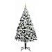 Albero di Natale artificiale con 300 LED Bianco 210 cm - Foto miniatura 4