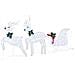 Renne LED 3 pcs Bianco Freddo Tessuto - Foto miniatura 1