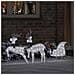 Renne LED 3 pcs Bianco Freddo Tessuto - Foto miniatura 3