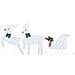 Renne LED 3 pcs Bianco Freddo Tessuto - Foto miniatura 4